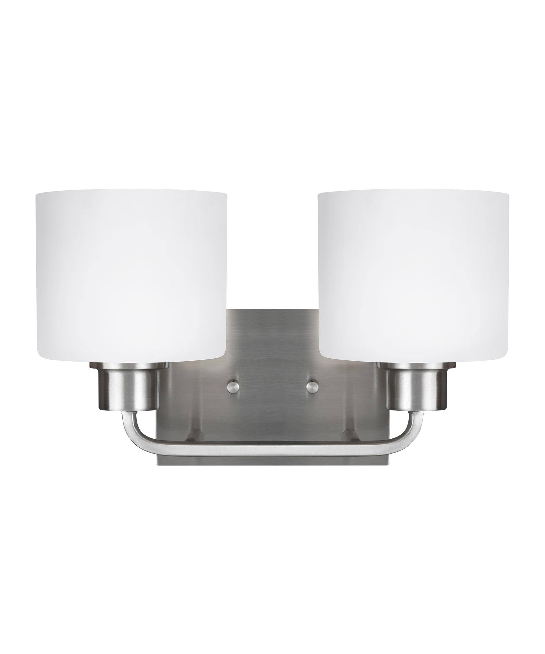 2-Light Wall/Bath Light Brushed Nickel R1379