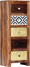 Solid Sheesham Wood Side Cabinet P327