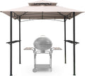 Brown 8x5 Steel Grill Gazebo C844