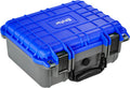 Dual Blue Gray 13.37 Inch Waterproof Shockproof Camera Case with Foam B573