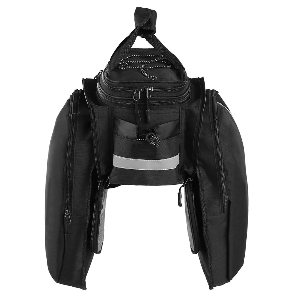 Rear Seat Bag Waterproof MTB Pannier Bag With Rain Cover W172
