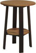 Antique Mahogany on Black Counter Height End Table C989911