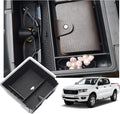 Blue ABS Car Center Console Organizer with USB Hole P9938