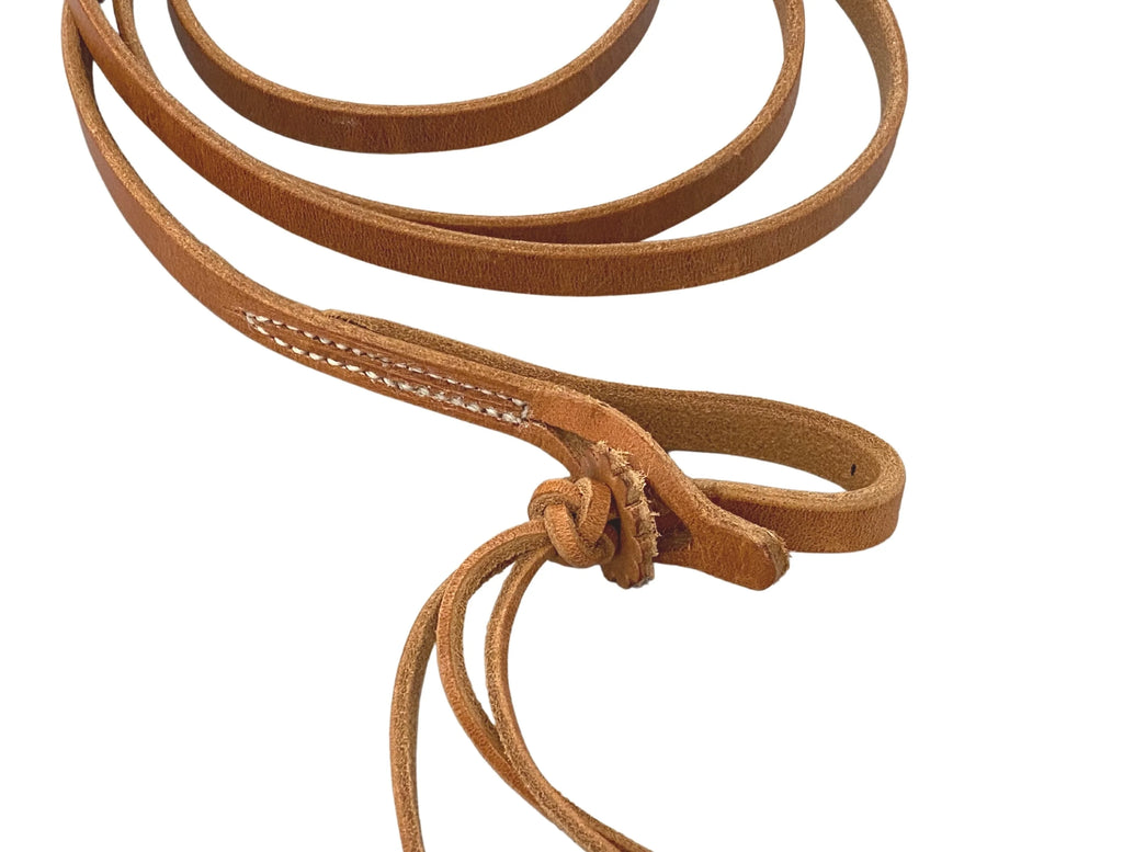 Leather Rattlesnake Roper Reins A8865