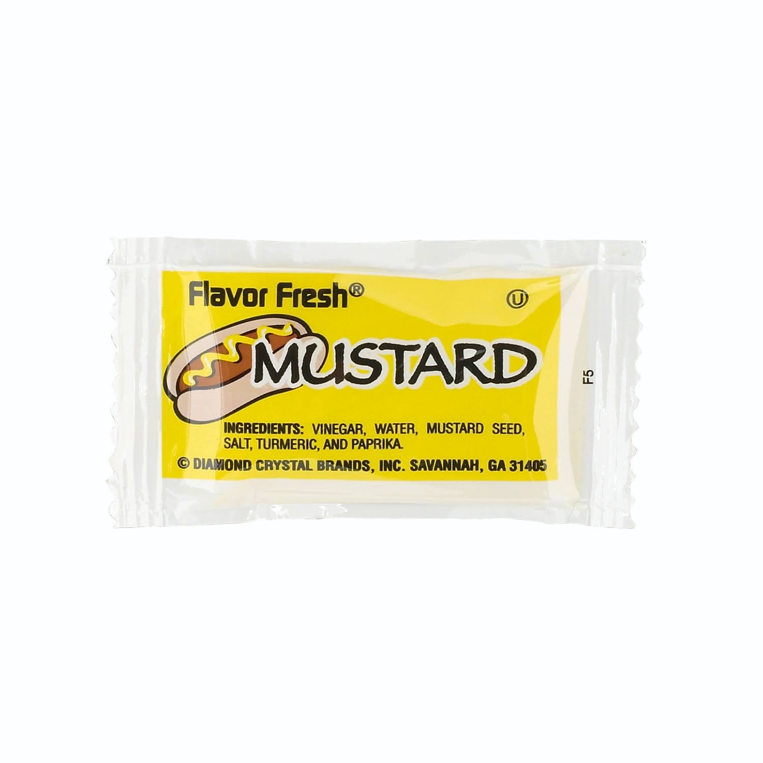 Mustard Pouch 5.5 Gram - 200 per Case V3566
