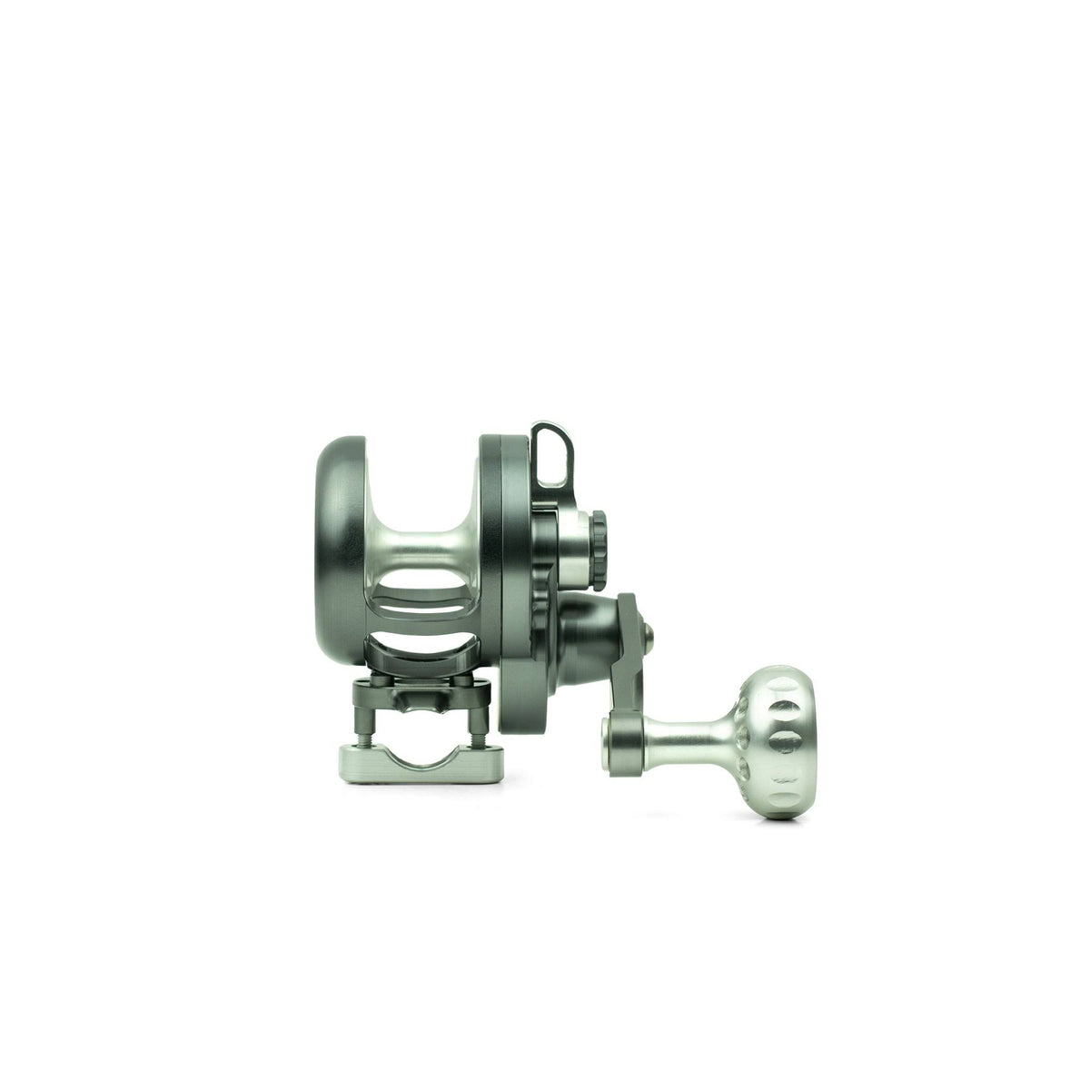 Smoke Silver Lever Drag Narrow Reel I2513