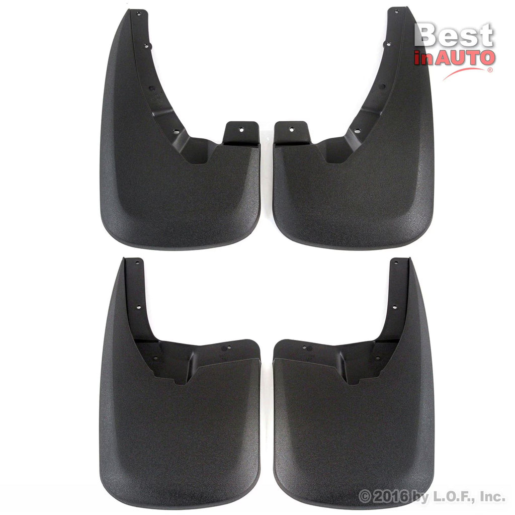 Mud Flaps Splash Guards 4 Piece Front Rear Q669