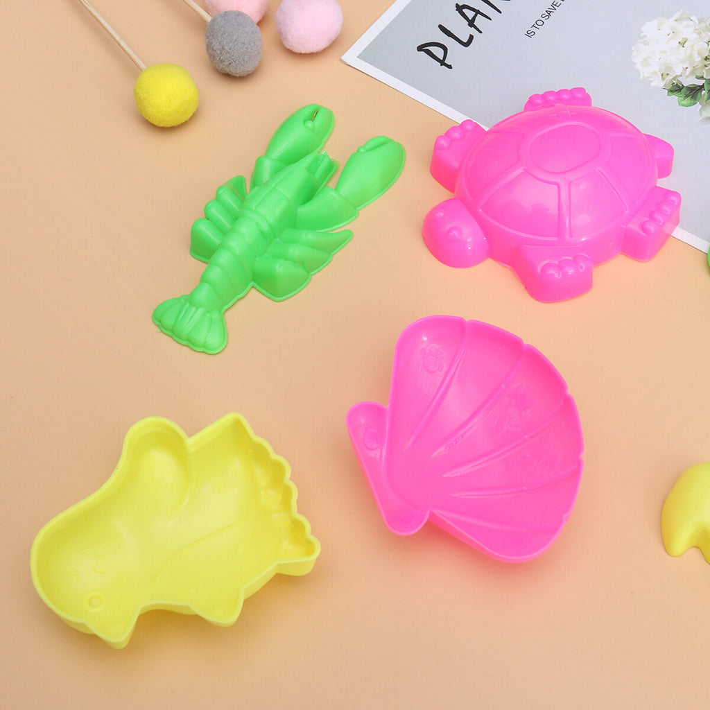 6pcs Beach Sand Toys Set with Sand Tray C686461