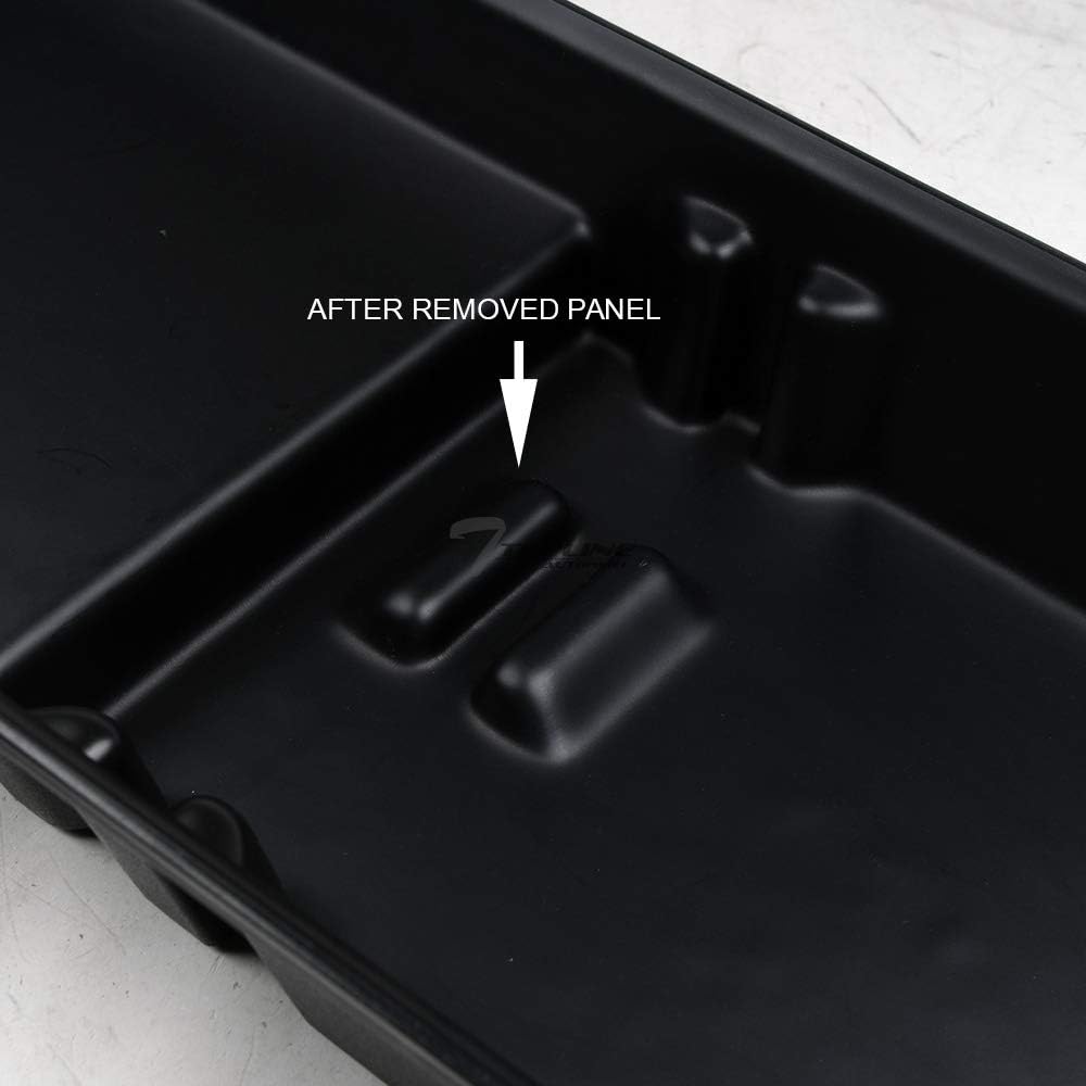 Black Gearbox Underseat Storage Box for Ford Superduty Crew Cab W3682