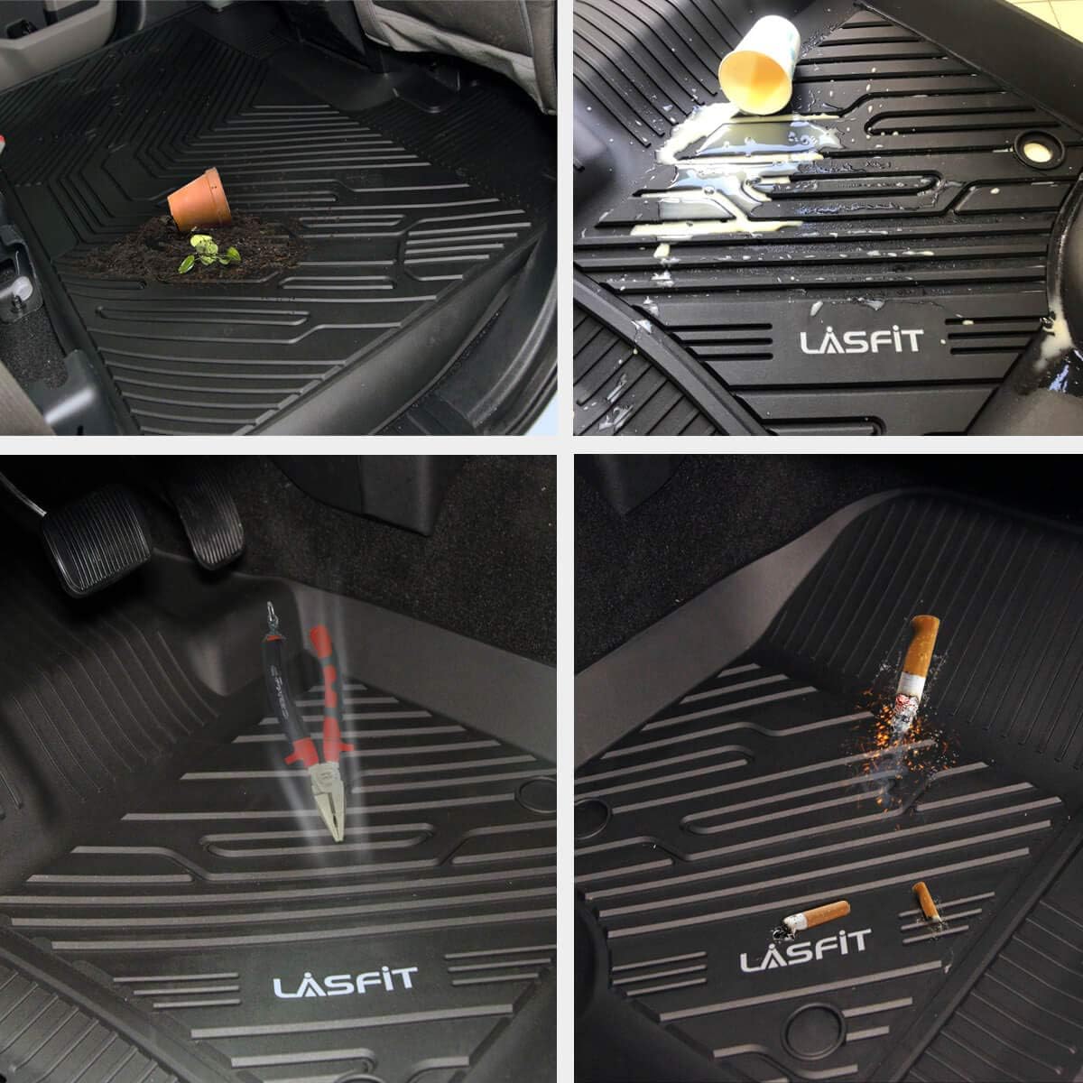 Black TPE Car Floor Liners for Toyota RAV4 C173