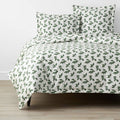 Green Twin Sateen Duvet Cover I347586