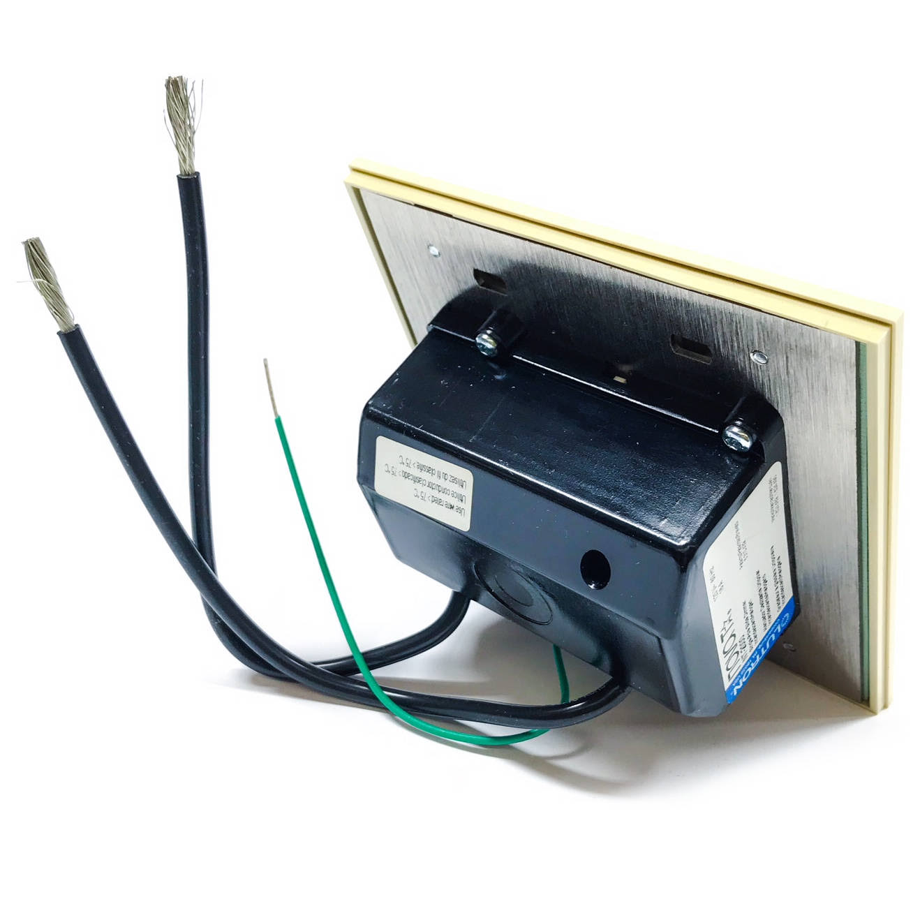 Ivory Single-Pole 2000W Slide-to-Off Dimmer H645