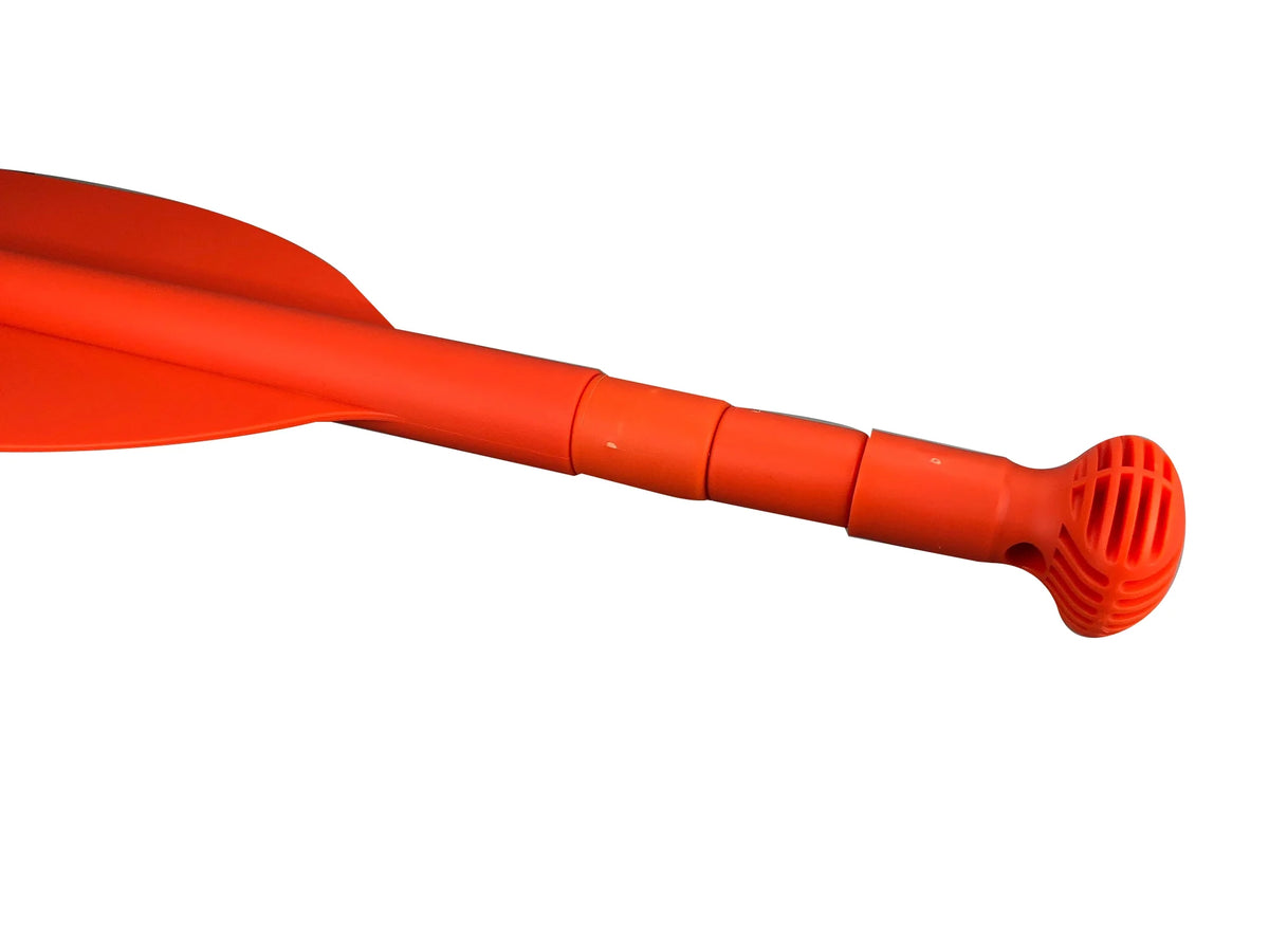 Mini Telescopic Emergency Boat Kayak Paddle Set of 2 Orange S4600