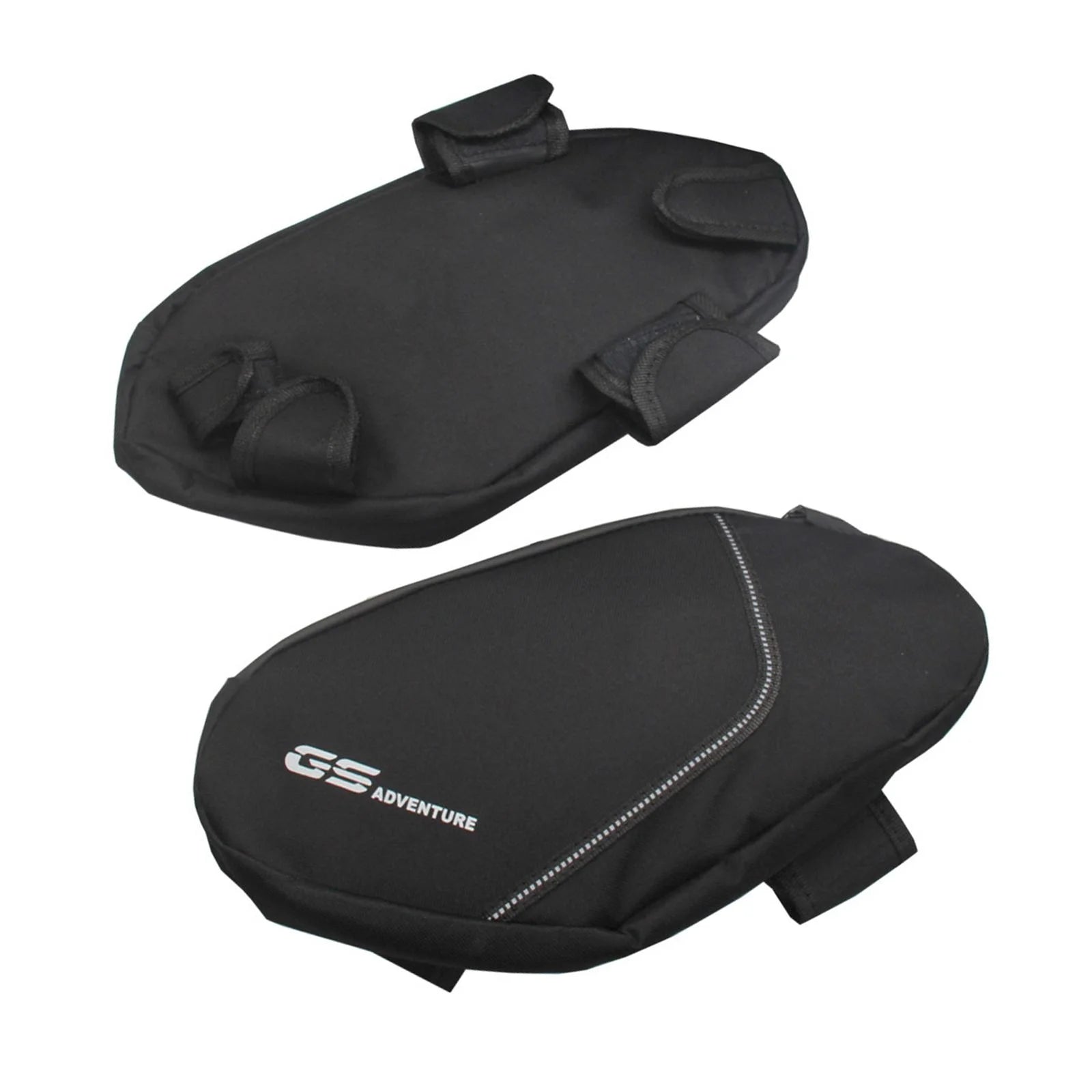 Black Lightweight Waterproof Motorbike Frame Bag W656517