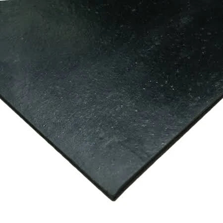 Neoprene 3/16 in. Thick x 36 in. Length x 240 in. Width Rubber Sheet, Black T597179