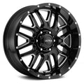 Black Milled 24x12 5x5 -44mm J242611