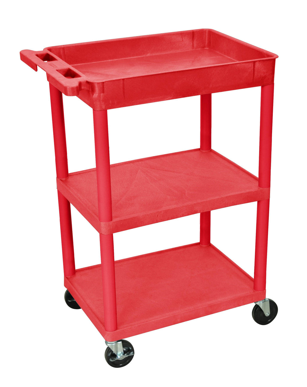 Red Tub Top Shelf Cart R872