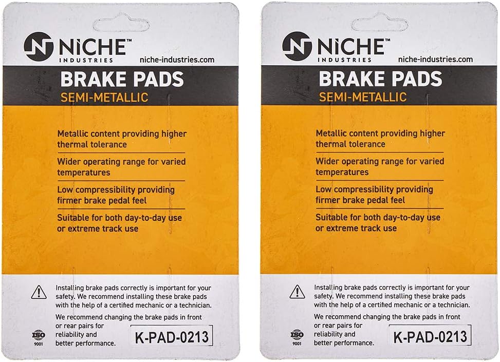 Brake Pad Set Semi-Metallic Pack of 2 E122