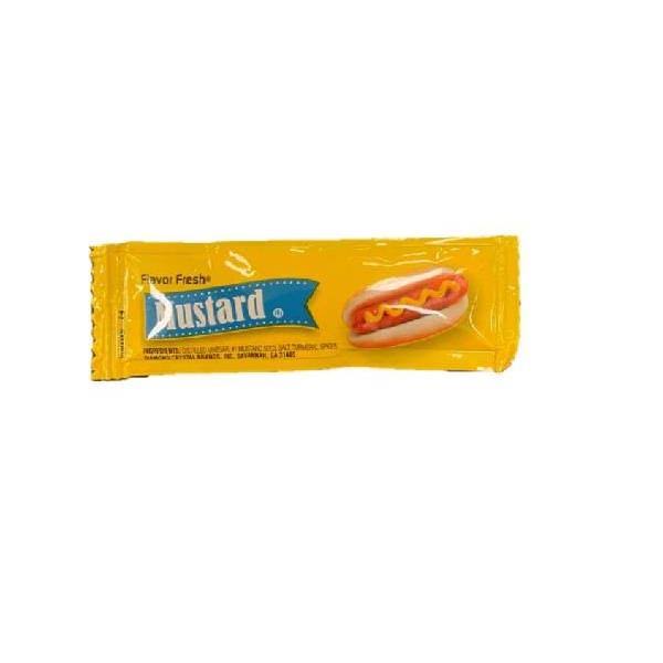 Mustard Pouch 5.5 Gram - 200 per Case V3566
