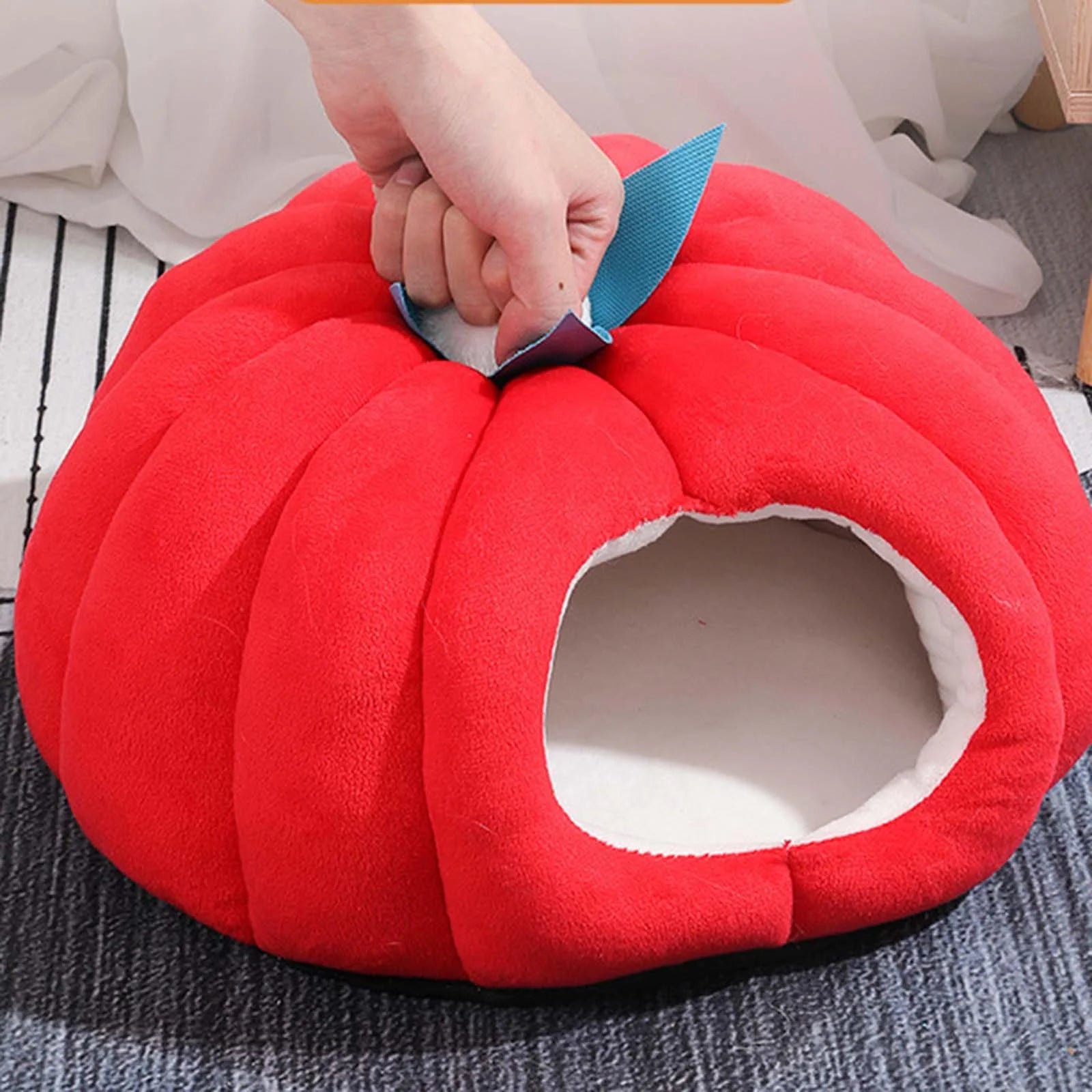 Cat Bed Igloo Pet Bed Cat House Hut Kitten Bed Hideaway Small Dog Tent Bed P852