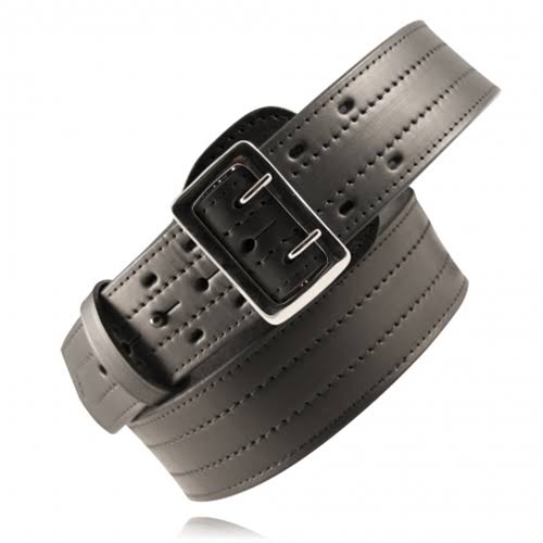 Black Nickel Basket Weave Belt A462724