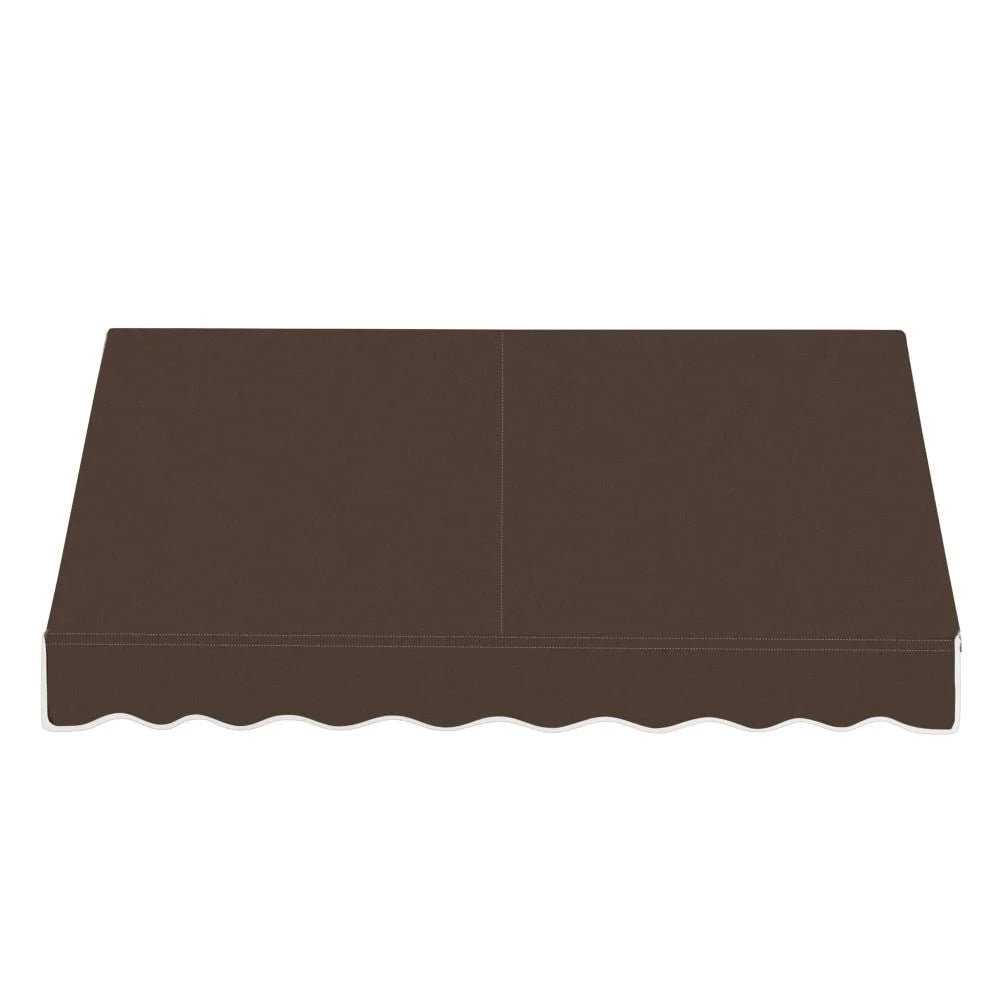 Brown Acrylic Fixed Awning M445