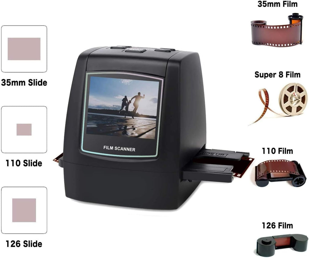 Film and Slide Scanner with 22MP, 2.4 LCD Screen, 128MB Built-in Memory S9068
