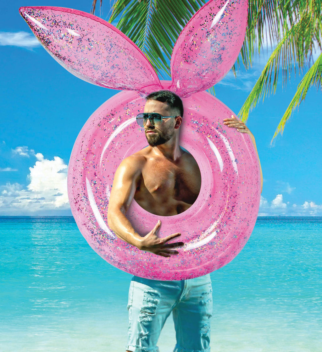 Inflatable Bunny Pool Float Tubes 3 Pack H32887
