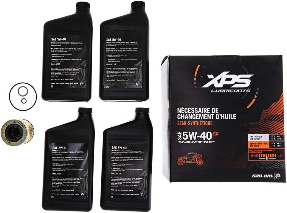 5W-40 Oil Change Kit Pack of 2 E482625