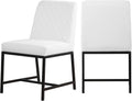 White Faux Leather Dining Chair (Set of 2) H719587