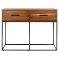 Brown 2 Drawer Console Table Y331698