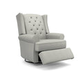Soft Grey Swivel Glider Recliner L642606