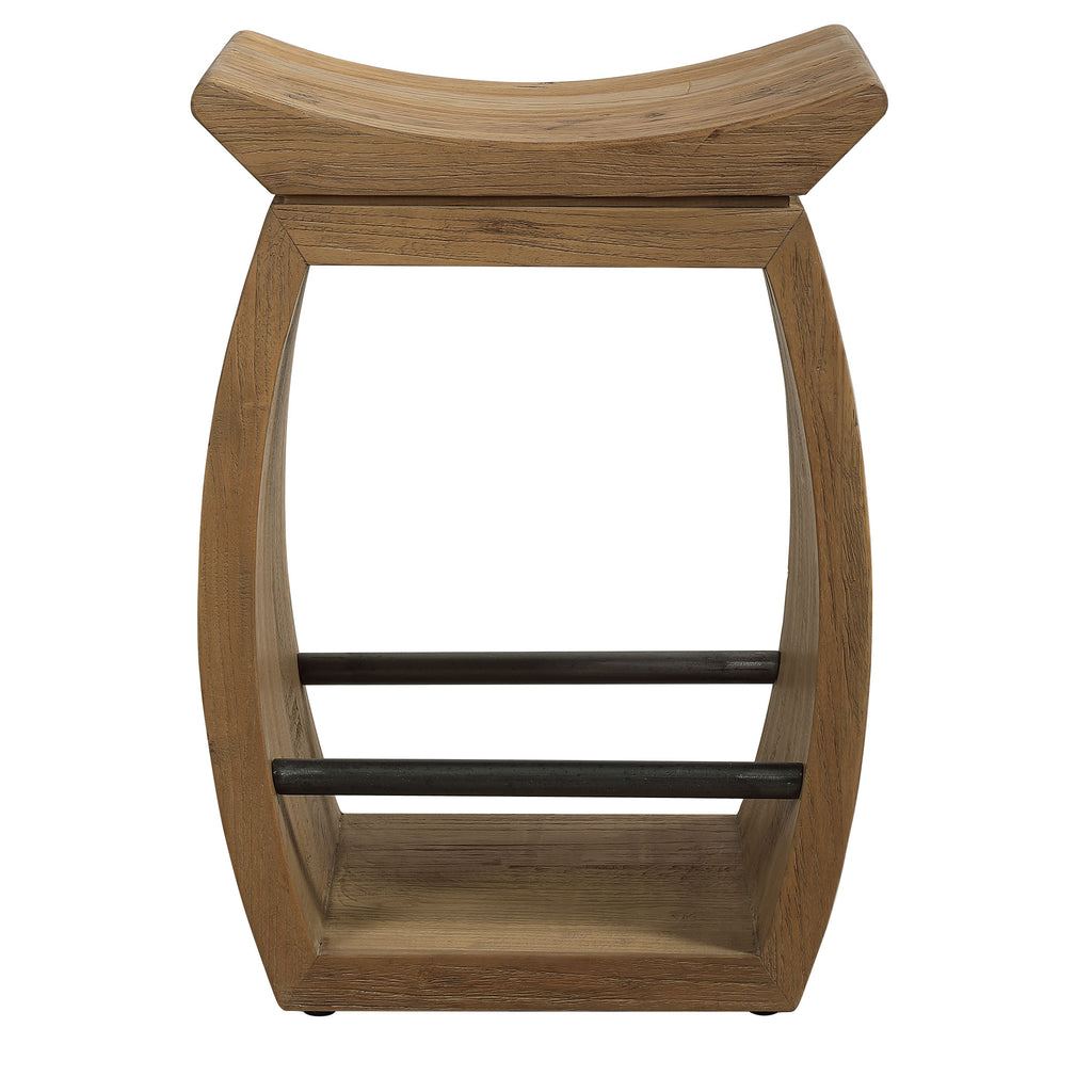 Modern Wood Counter Stool Y843893