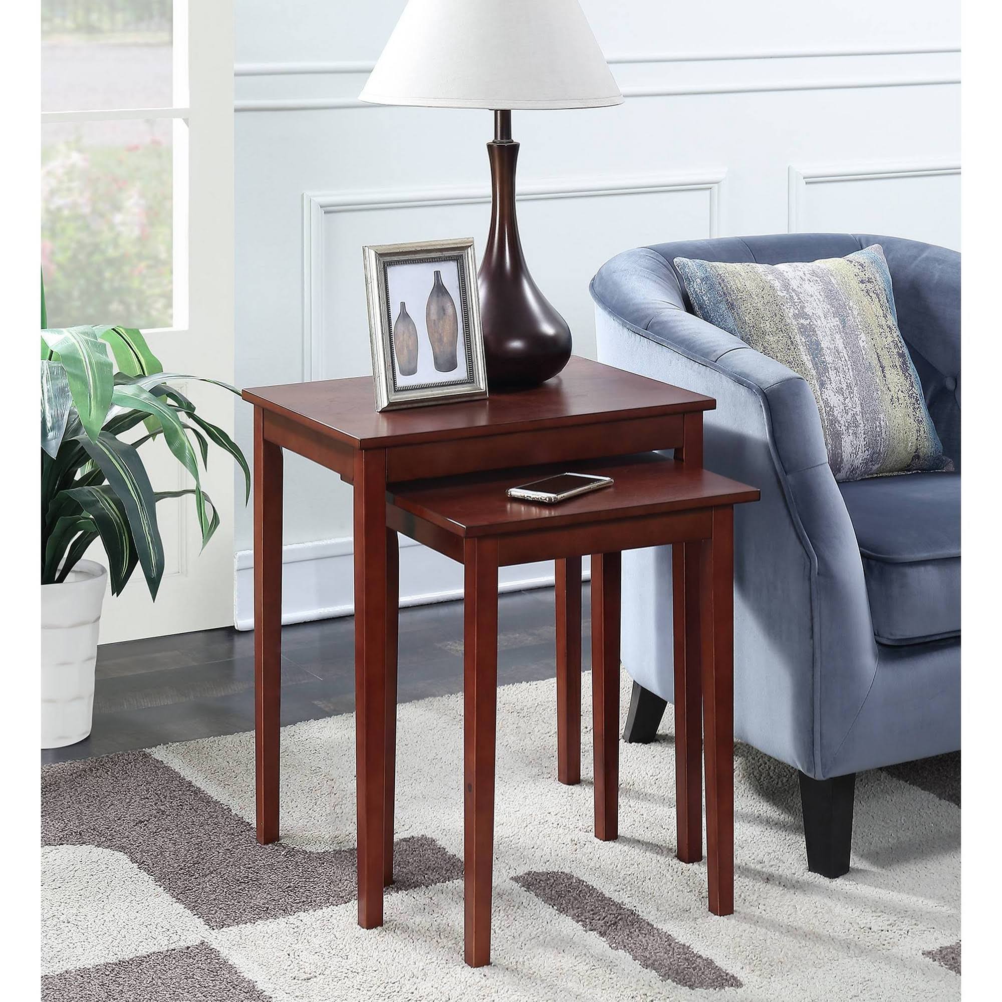 Nesting End Tables Mahogany Z6241
