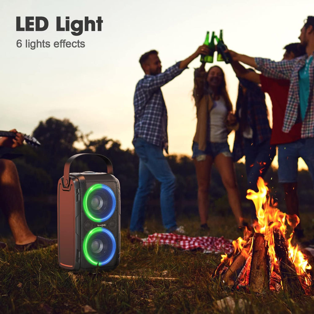 80W Bluetooth Speaker with LED Lights K972