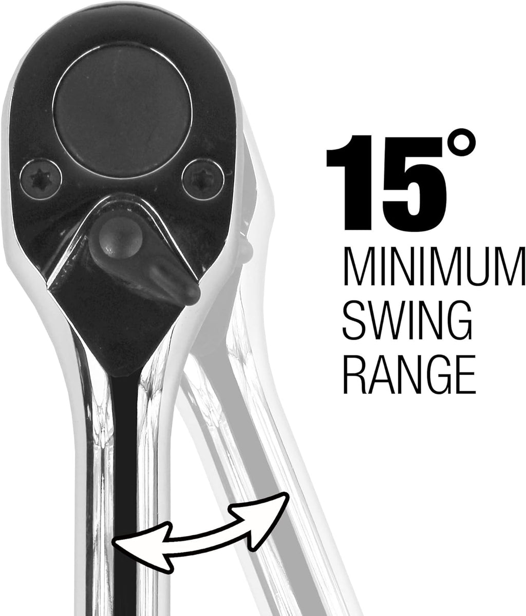 3/4" Drive Extendable Ratchet with Reinforced Steel Telescoping Locking Shaft M1334