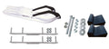 White Snowmobile Skis with Shaper Bars Complete Kit X81933