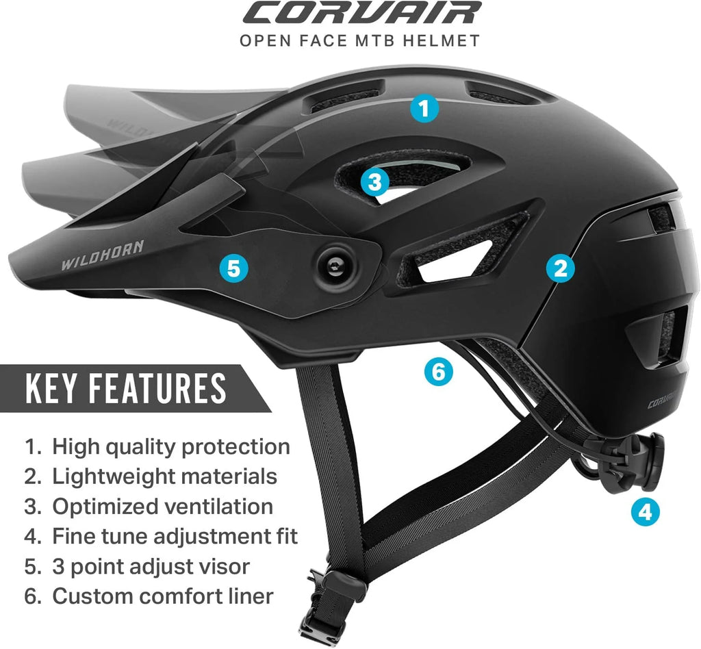 Black Mountain Bike Helmet A91225
