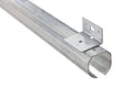 Galvanized Face-Mount Round Rail H601