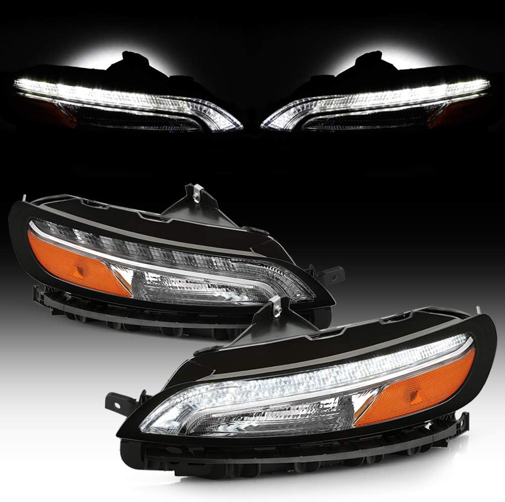 Left Right LED DRL Signal Lamps Assembly Set R193