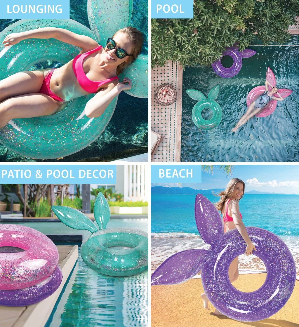 Inflatable Bunny Pool Float Tubes 3 Pack H32887