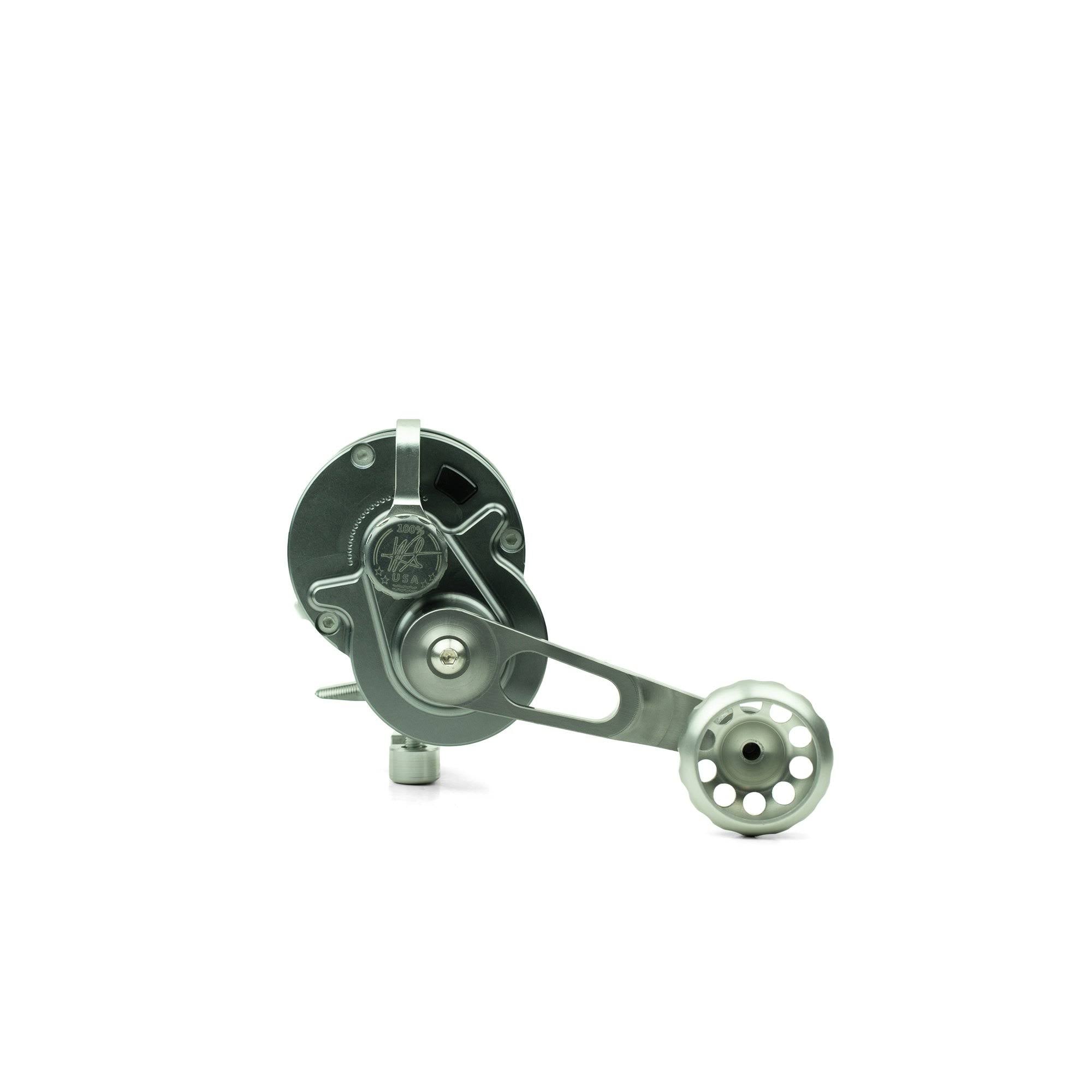 Smoke Silver Lever Drag Narrow Reel I2513