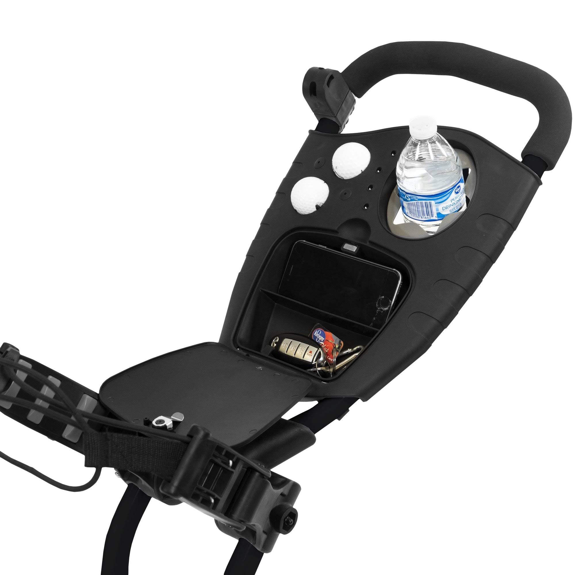 Battleship Grey/Lime Push Cart Z18535