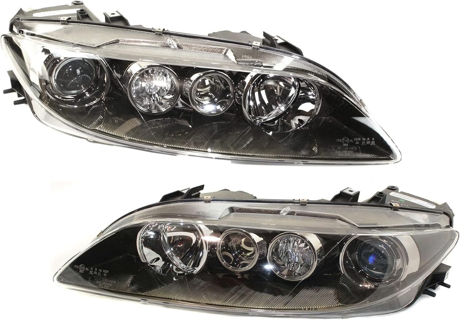 Headlight Lens and Housing Set of 2 D3944