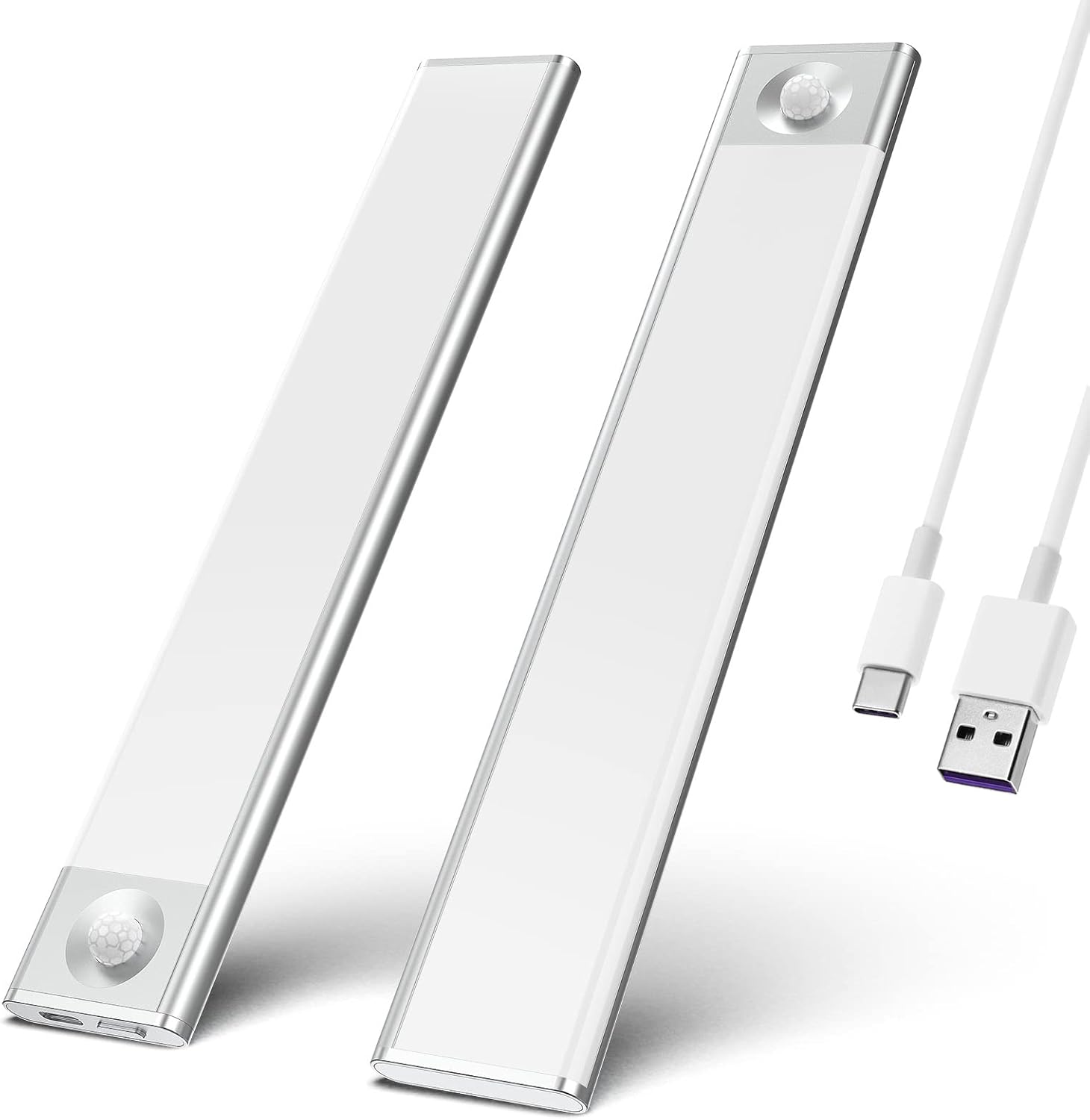 40 LED Motion Sensor Lights USB Rechargeable Magnetic Lights Pack of 2 K87305