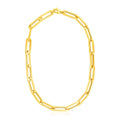 14K Yellow Gold Fancy Necklace 18'' M240