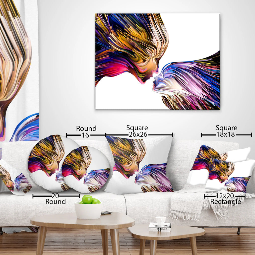 Antelope Canyon Landscape Photo Throw Pillow 12x20 F408