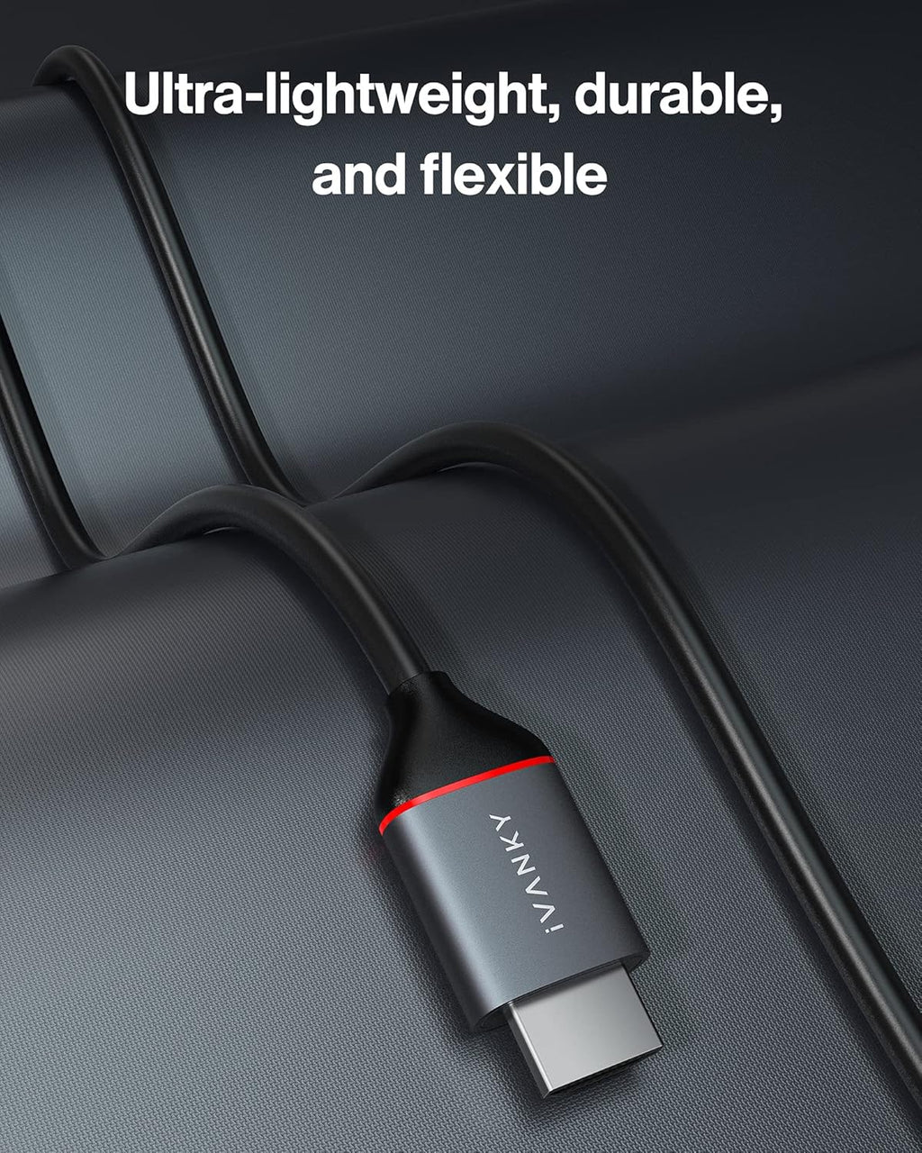 4K HDMI 2.0 Cable 50 ft, 18Gbps, Pack of 2 A273565