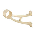 Satin Brushed Brass Bar Mount Foot Rail Bracket N810