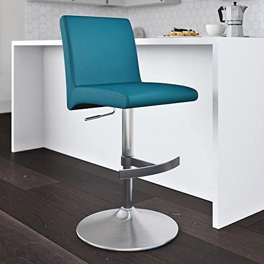 Modern Adjustable Height Swivel Stool in Slate Grey D3887